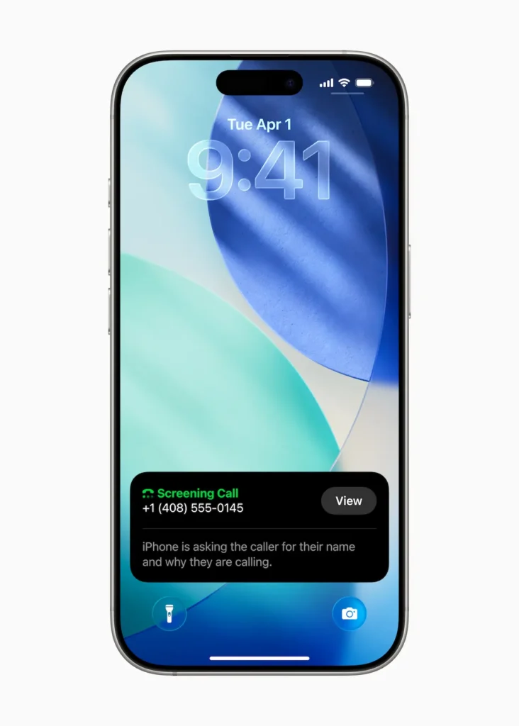 Appel iOS 26