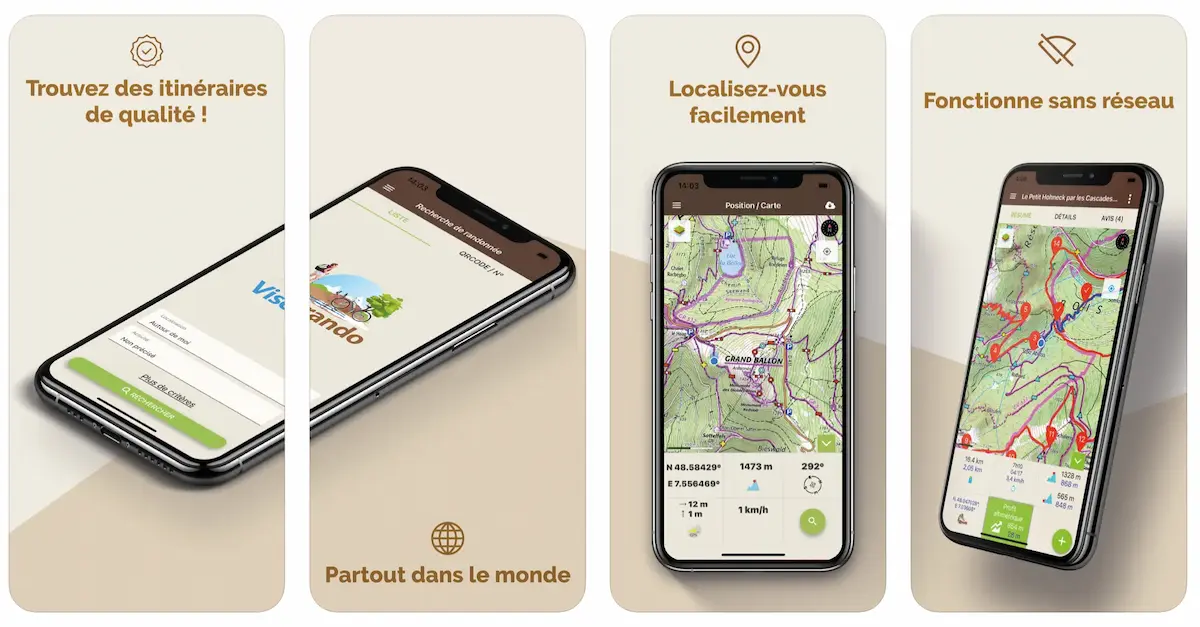 Visorando pour la randonnée